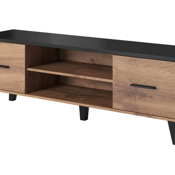 Cama TV stand LOTTA 160 2D2K wotan oak/mat black