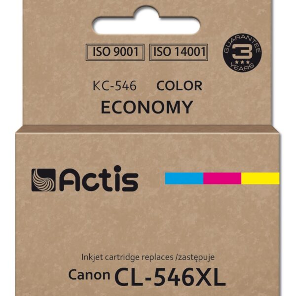 Actis Συμβατό Μελάνι Εκτυπωτή InkJet Canon CL-546XL 180 Σελίδων 15ml Πολλαπλό (Color)