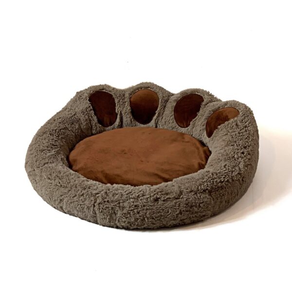 GO GIFT Dog and cat bed L - brown - 55x55 cm