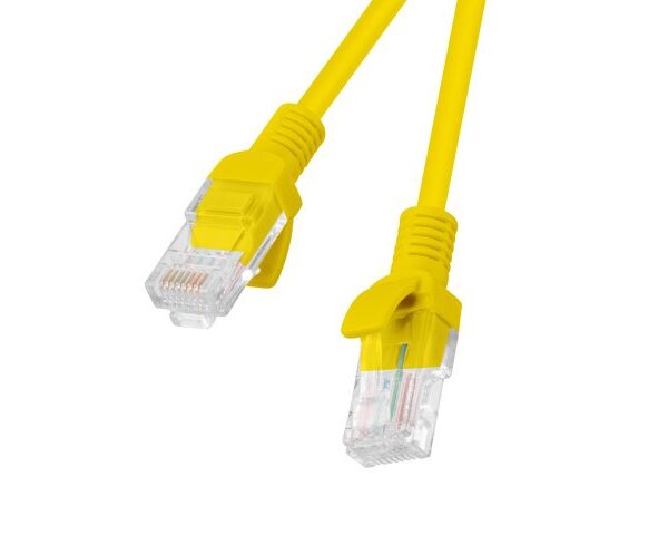 Lanberg U/UTP Cat.5e Καλώδιο Δικτύου Ethernet 1.5m Κίτρινο 1τμχ
