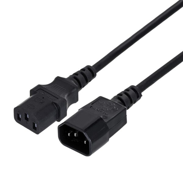 Cablexpert IEC C13 - IEC C13 / IEC C14 Cable 1.8m Μαύρο (PC-189-VDE)
