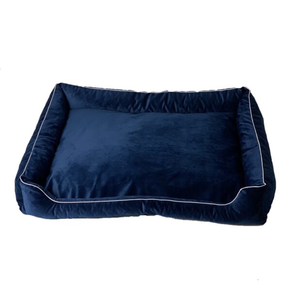GO GIFT Lux navy blue - pet bed - 95 x 70 x 9 cm