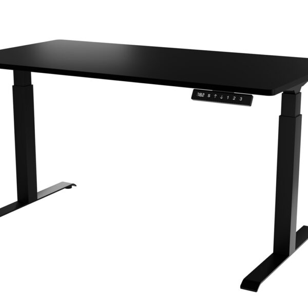 Γραφείο Gaming με Ρυθμιζόμενο Ύψος 150x80x72εκ. Balck