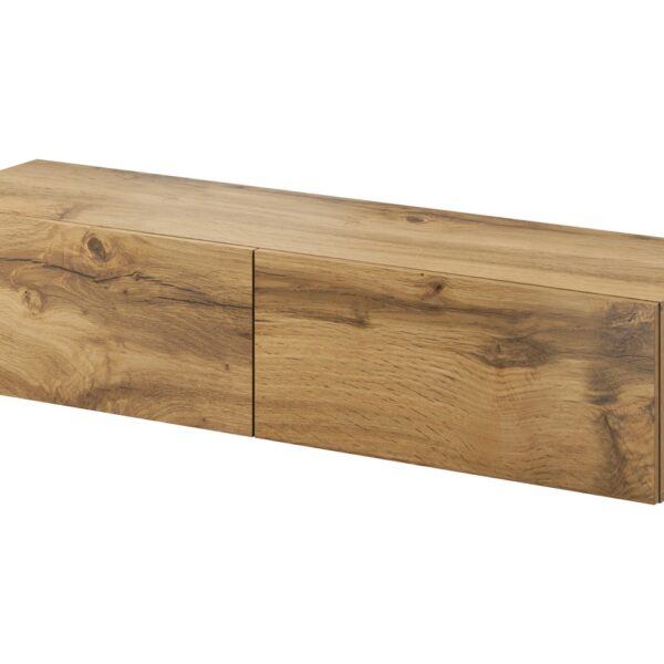 Ξύλινο Έπιπλο Τηλεόρασης Vigo Wotan Oak Μ140xΠ30xΥ40cm