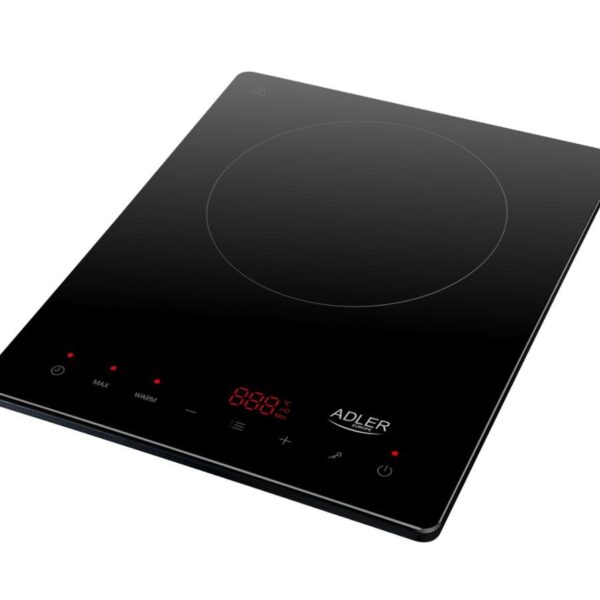 Adler AD-6513 Επιτραπέζια Εστία Επαγωγική Μονή Μαύρη