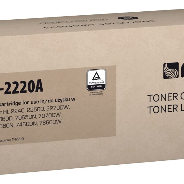 Actis Συμβατό Toner για Laser Εκτυπωτή Brother TN-2220 2600 Σελίδων Μαύρο