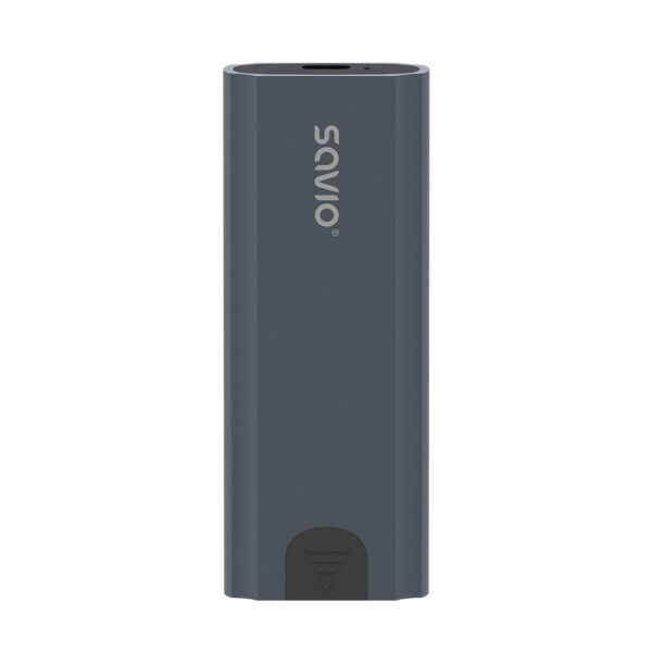 Savio Θήκη για Σκληρό Δίσκο M.2 SATA III NVME με σύνδεση Type-C σε Γκρι χρώμα