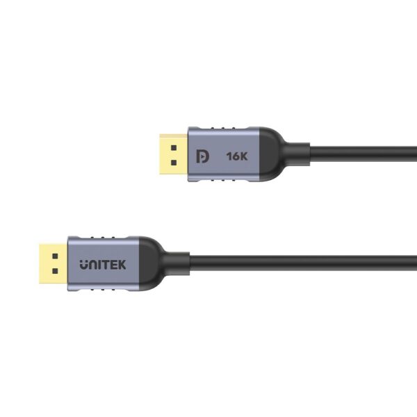 Unitek Cable DisplayPort male - DisplayPort male 1.5m Μαύρο (C1628GY01-1.5M)