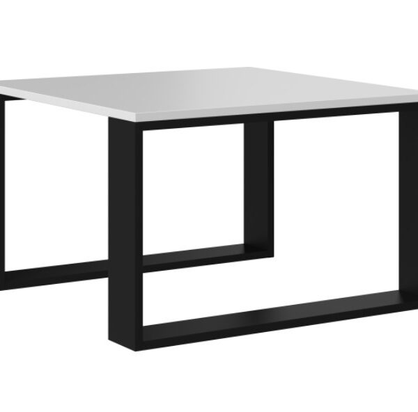 Τραπεζάκι Σαλονιού Mini Biel Μ67xΠ67xΥ40εκ. Λευκό