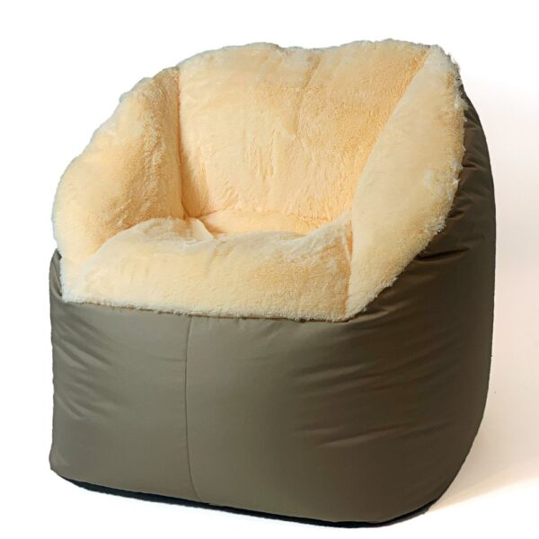 Sako bag pouf Fluffy cream XXL 140 x 90 cm