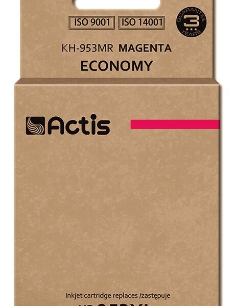 Actis Συμβατό Μελάνι Εκτυπωτή InkJet HP 953XL F6U17AE 25ml Ματζέντα