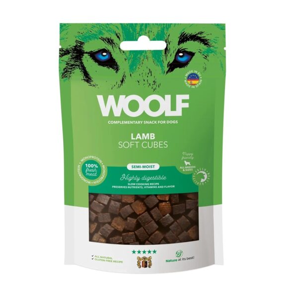 Woolf Snacks Λιχουδιά Σκύλου με Αρνί 100gr