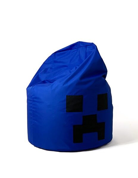 Sako bag pouffe Minecraft blue XXL 110 x 90 cm