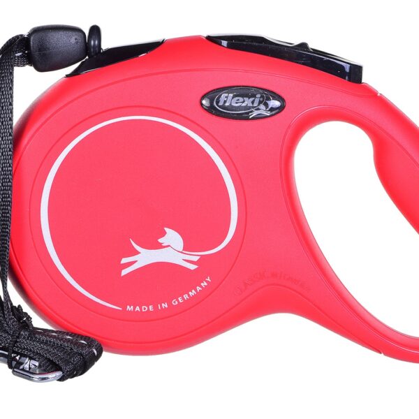 Flexi Πτυσσόμενο Λουρί/Οδηγός Σκύλου 8m έως 20kg (Κόκκινο) σε Κόκκινο χρώμα 8m έως 20kg