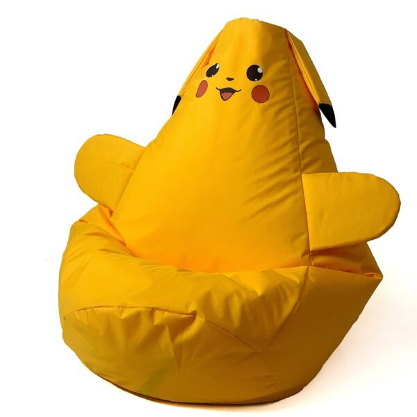 Pikachu yellow Sako bag pouffe XL 130 x 90 cm