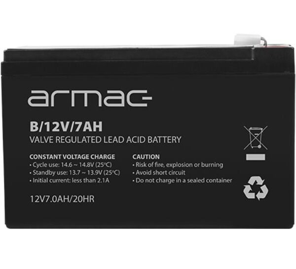 Armac με Χωρητικότητα 7Ah και Τάση 12V B/12V/7AH 1τμχ