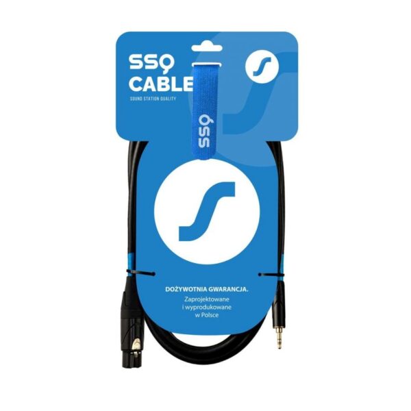 Sound Station Quality (SSQ) Cable XLR female - XLR female Μαύρο 0.5m (SS-2073)