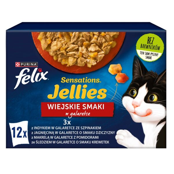 Purina Felix Sensations Jellies 12x85gr