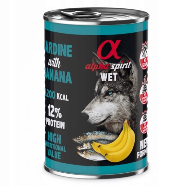 Alpha Spirit Υγρή Τροφή 6x400gr