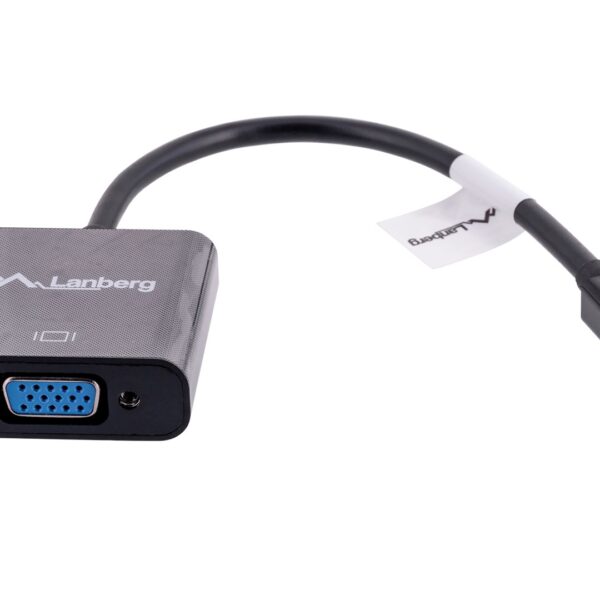 Lanberg DisplayPort male σε VGA female 1τμχ (AD-0006-BK)