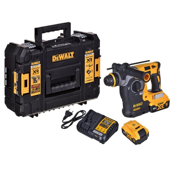 Dewalt Κρουστικό Σκαπτικό Πιστολέτο 18V με 2 Μπαταρίες 5Ah