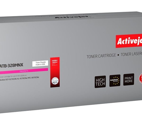Active Jet Συμβατό Toner για Laser Εκτυπωτή Brother TN-328M 6000 Σελίδων Ματζέντα
