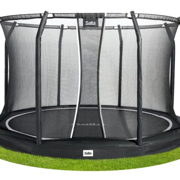 Trampoline Premium Ground Combo 251 cm black