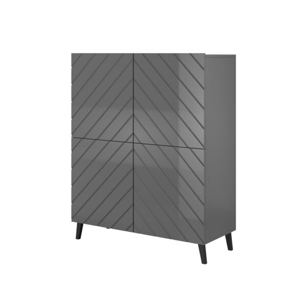 Μπουφές Abeto Ξύλινος 100.5x40x121.5cm