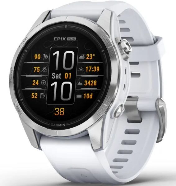 Garmin Epix Pro (Gen 2) 42mm Silver with Whitestone