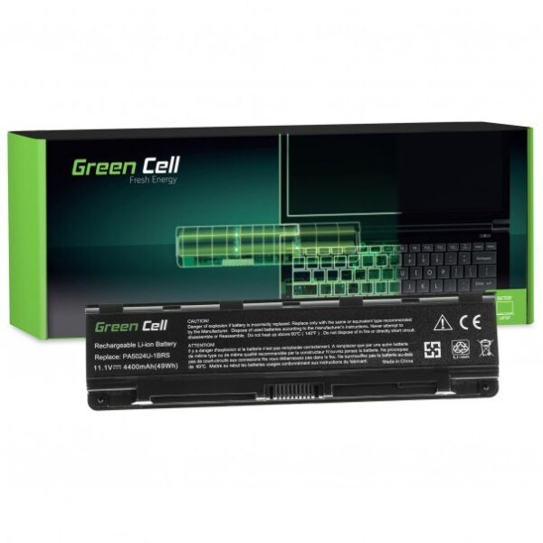 Green Cell Συμβατή Μπαταρία για Toshiba Satellite C840/C850/C850 με 4400mAh
