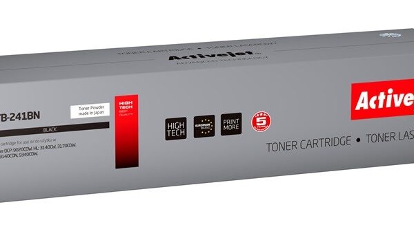 Active Jet Συμβατό Toner για Laser Εκτυπωτή Brother TN-241BK 2500 Σελίδων Μαύρο