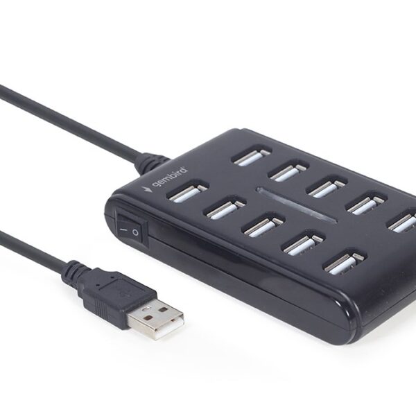 Gembird USB 2.0 Hub 10 Θυρών με σύνδεση USB-A