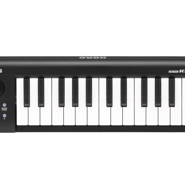 Korg Midi Keyboard microKEY με 25 Πλήκτρα σε Μαύρο Χρώμα