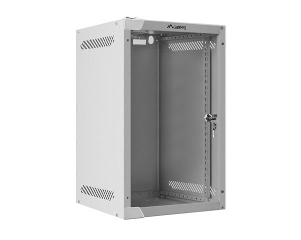 Lanberg Επιτοίχια Καμπίνα Rack 9U 28x31x46.9cm Γκρι WF10-2309-10S