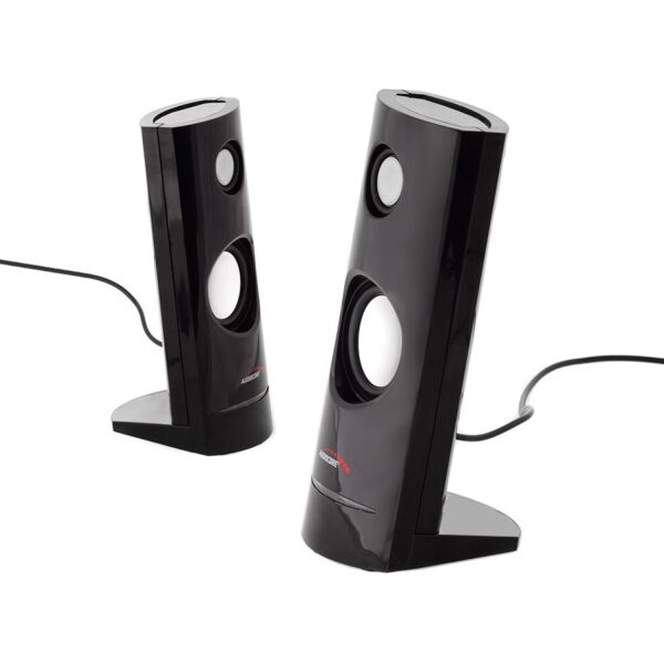 Audiocore AC860 2.0 με Ισχύ 8W σε Μαύρο Χρώμα
