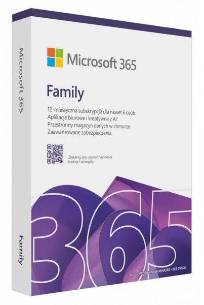 Microsoft 365 Family (6 users; 12 months) (EP2-32382)