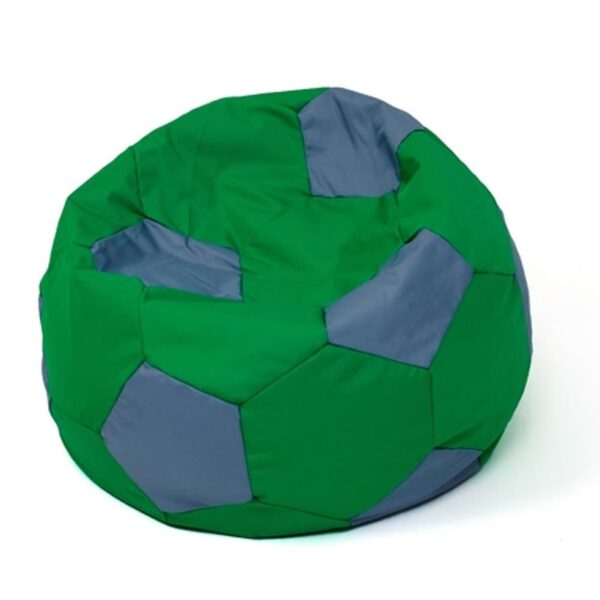 Soccer Sako bag pouffe green-grey XL 120 cm