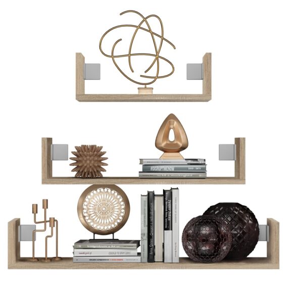 Ράφι Τοίχου 40x20x14εκ. Sonoma Oak