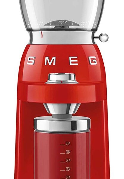 Smeg Ηλεκτρικός Μύλος Καφέ 150W με Χωρητικότητα 350gr και 30 Επίπεδα Άλεσης