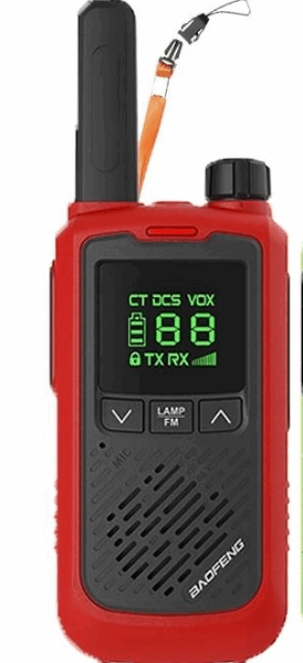 Baofeng Bf-t17 Ασύρματος Πομποδέκτης PMR Σε Κόκκινο Χρώμα