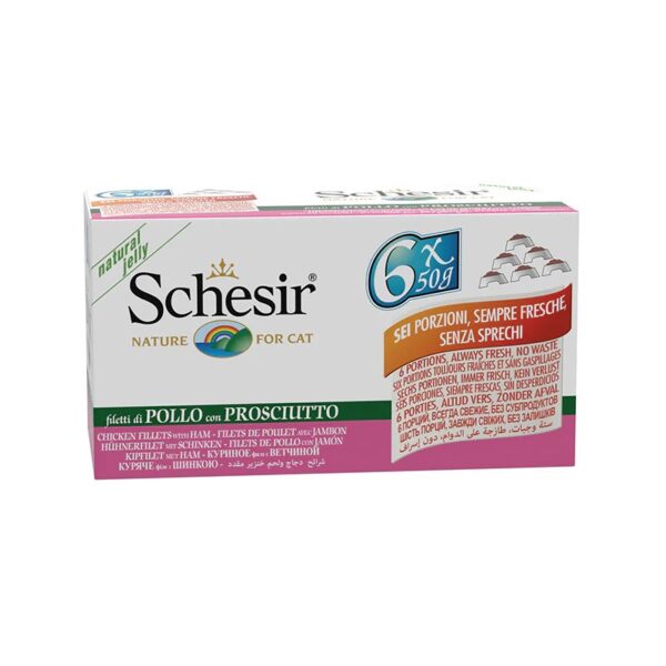 Schesir Υγρή Τροφή 6x50gr