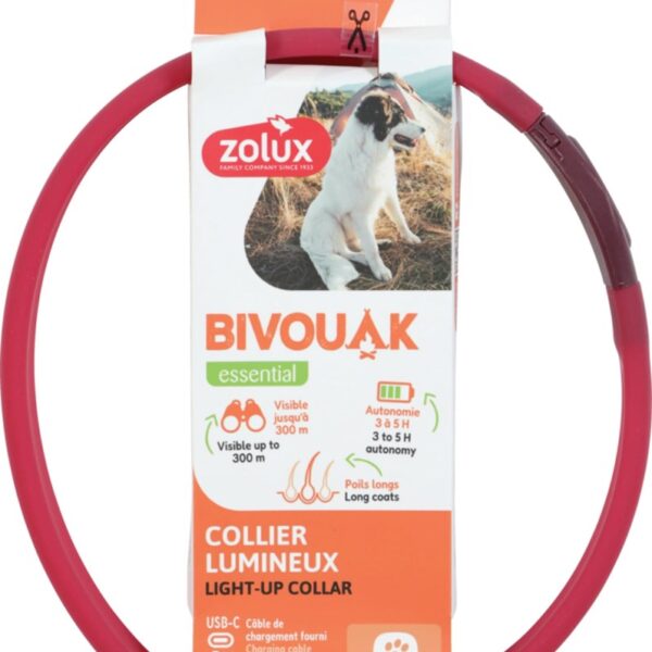 Zolux Κολάρο Σκύλου σε Κόκκινο χρώμα Medium / Large