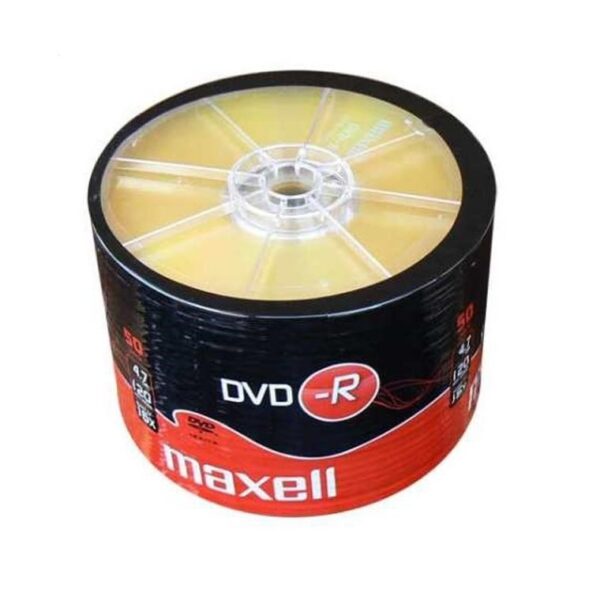 Maxell Εγγράψιμα DVD-R 16x 4.7GB Cake Box 50τμχ