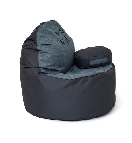 Sako sack pouffe Coffee graphite-grey XXL 120 x 80 cm