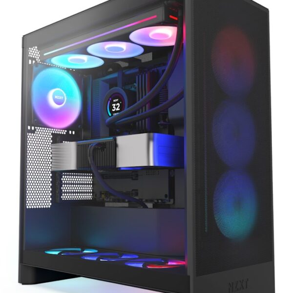 NZXT H7 Flow RGB Gaming Midi Tower με Πλαϊνό Παράθυρο