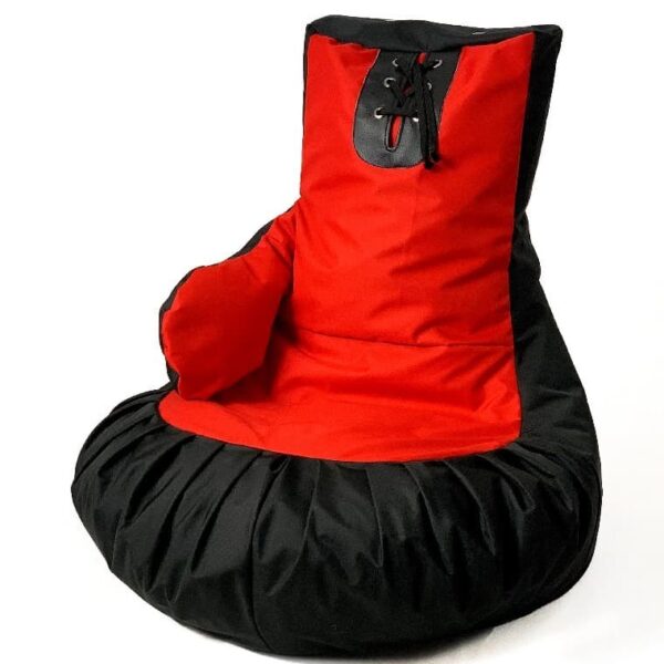 Sako bag pouffe boxing glove black-red XL 100 x 80 cm