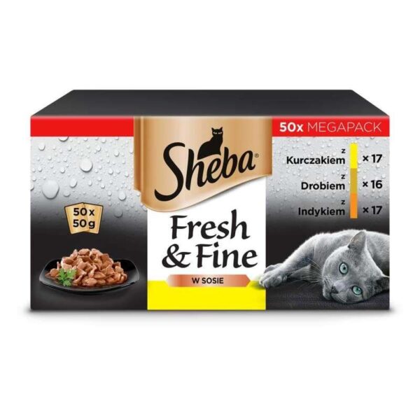 Sheba Υγρή Τροφή 50x50gr
