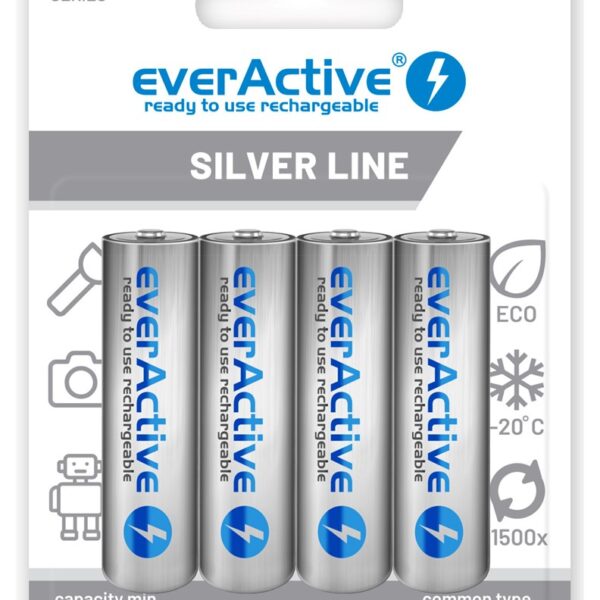 everActive Silver Line AA 2000mAh 1.2V 4τμχ