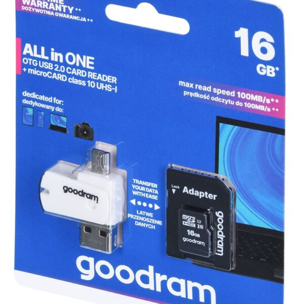 GoodRAM Μ1Α4 microSDHC 16GB Class 10 U1 UHS-I