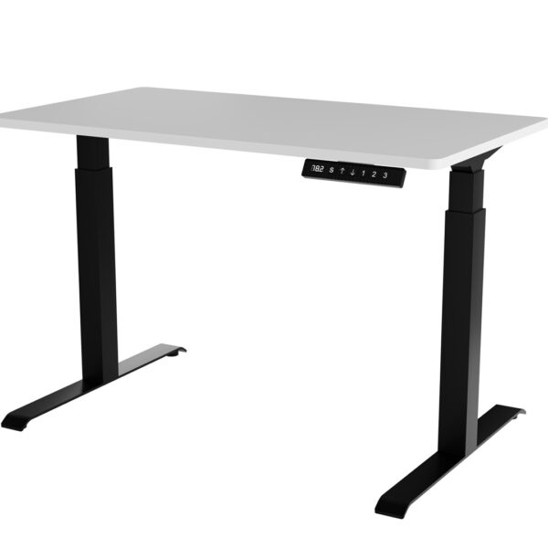 Ηλεκτρικό Γραφείο Gaming με Ρυθμιζόμενο Ύψος 121x67x72εκ. Black/white